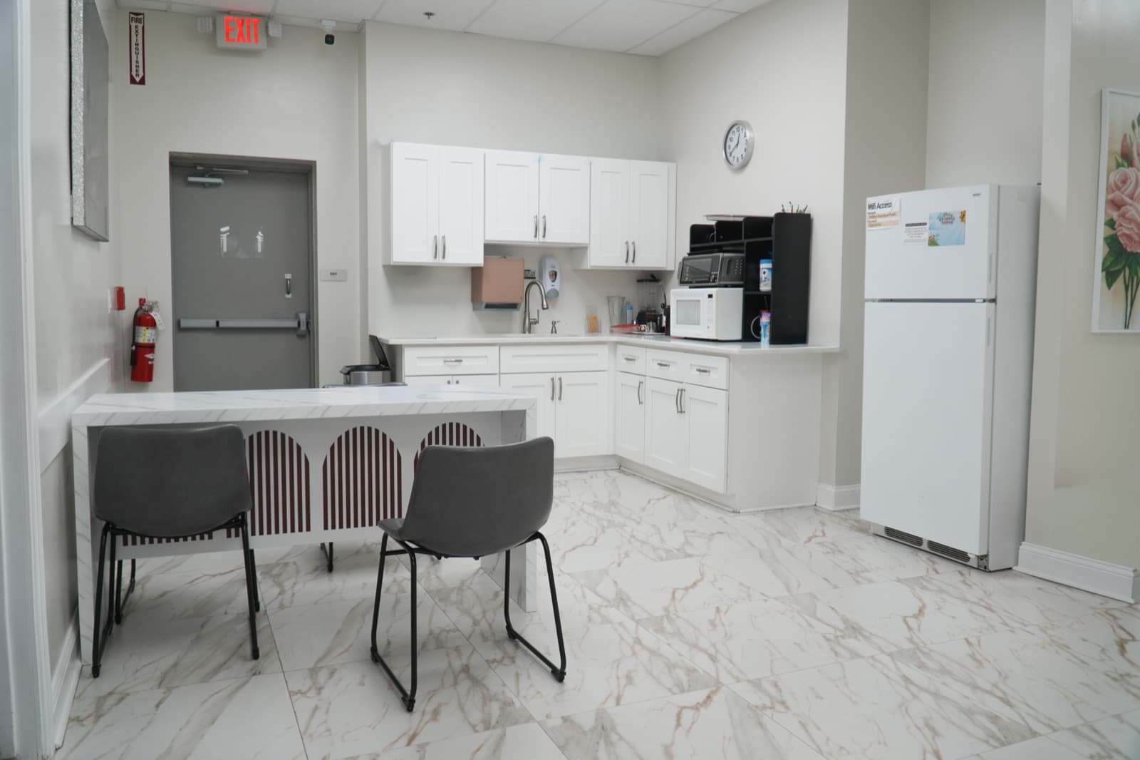 Kitchen at Brilliant DanceSport Studio