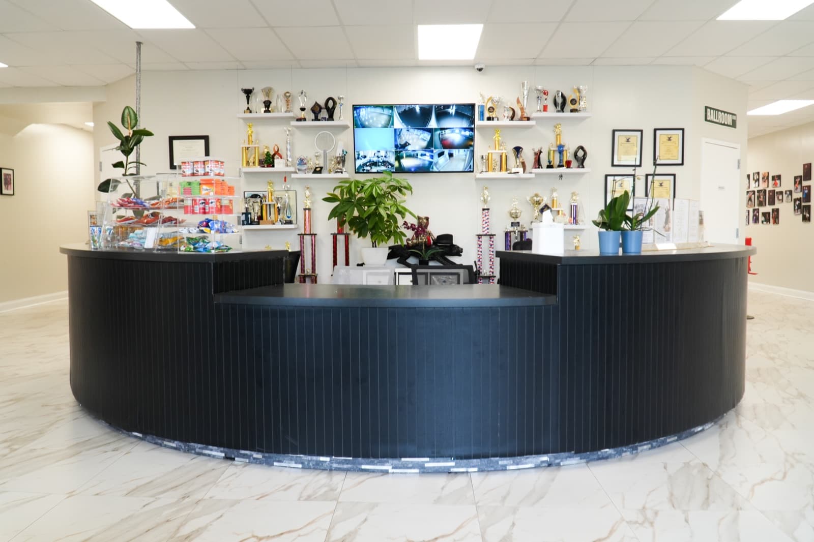 Lobby at Brilliant DanceSport Studio