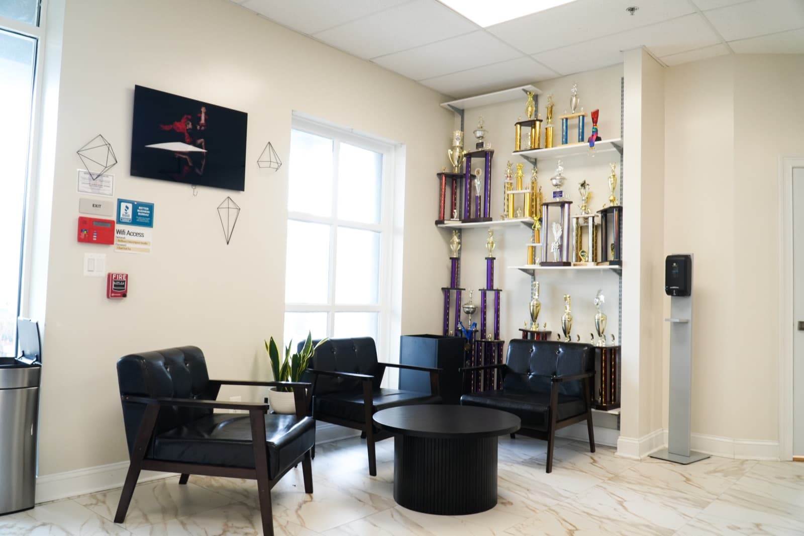 Lobby at Brilliant DanceSport Studio